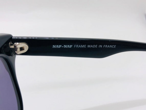 vintage Naf Naf wayfarer style sunglasses from 80… - image 4