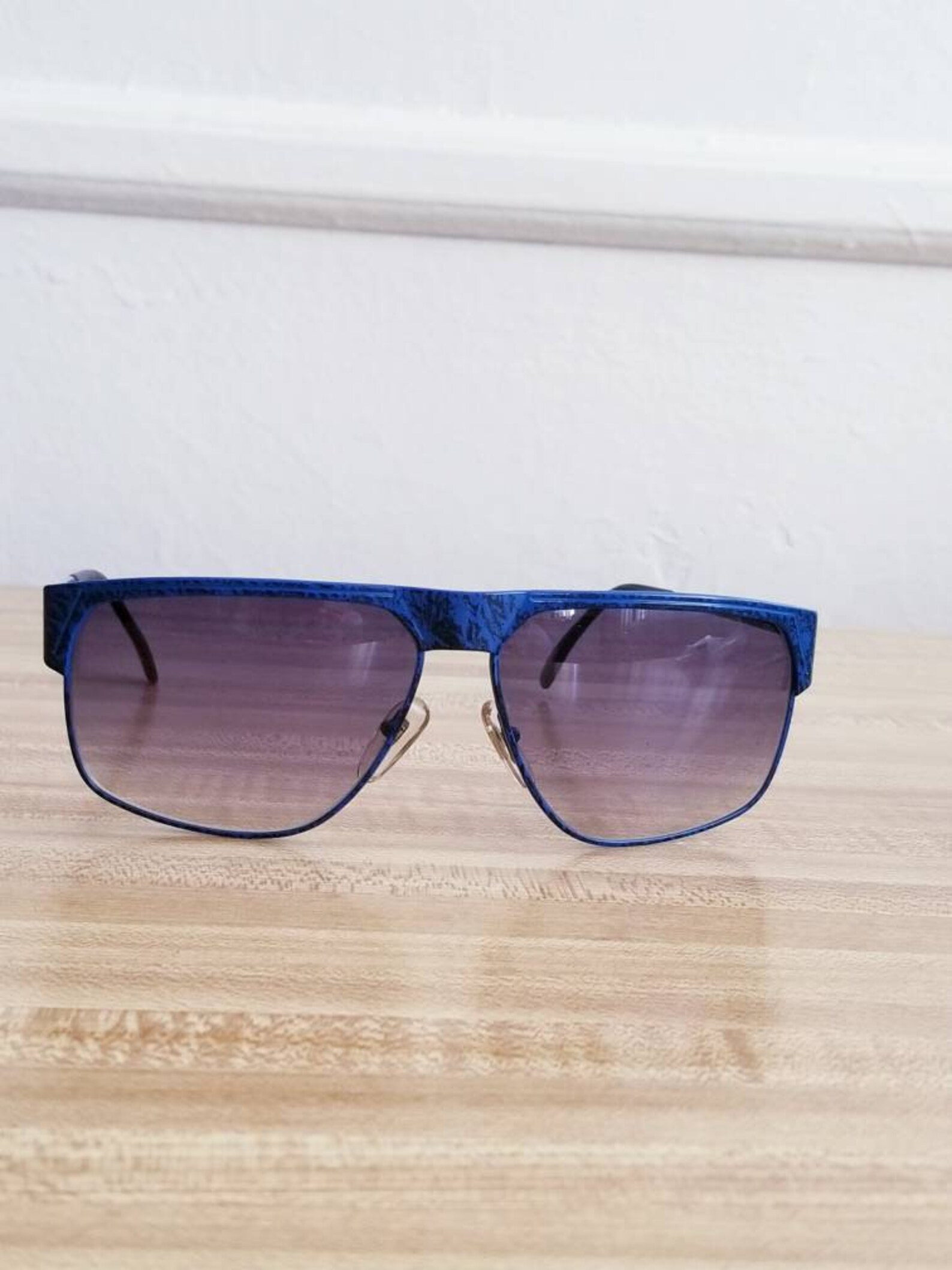 Jean-louis Scherrer Paris Junon Vintage Sunglasses 1980s Blue/ Brown ...