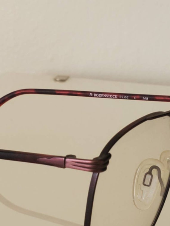 Rodenstock eyeglasses 29.06 C140. Red Tort. Vinta… - image 3