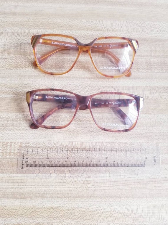 Aldo Navarro EYEWEAR 1980s. New Old Stock. Frame I