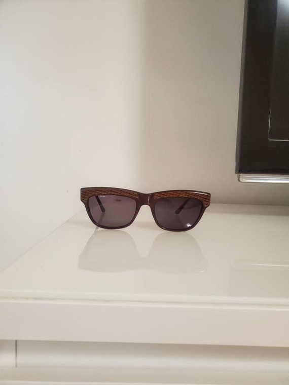 Lunettes De Soleil Vintage JEAN LOUIS SCHERRER Années 70 - Modèle Oversize Violet