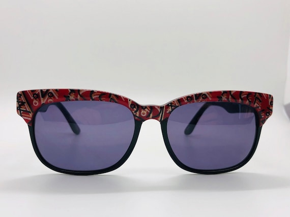 vintage Naf Naf wayfarer style sunglasses from 80… - image 1