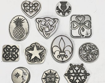Pewter Cookie Stamp - Celtic Knots
