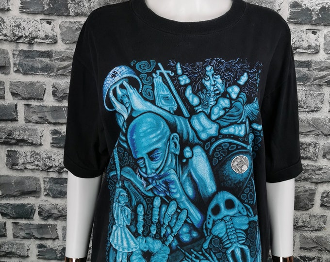 ALICE IN CHAINS 1993 Vintage Tshirt Europen Tour Tee / Extremely Rare / Grunge / Sludge Etsy