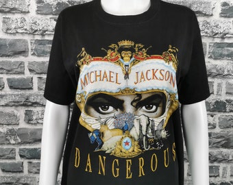 michael jackson dangerous t shirt