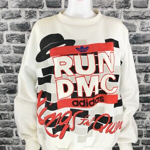 Vintage run dmc adidas sweatshirt Clearance