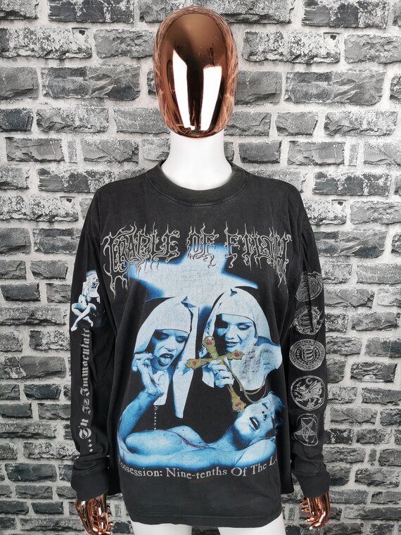 CRADLE OF FILTH 1998 Vintage Longsleeve Shirt Decadence is a