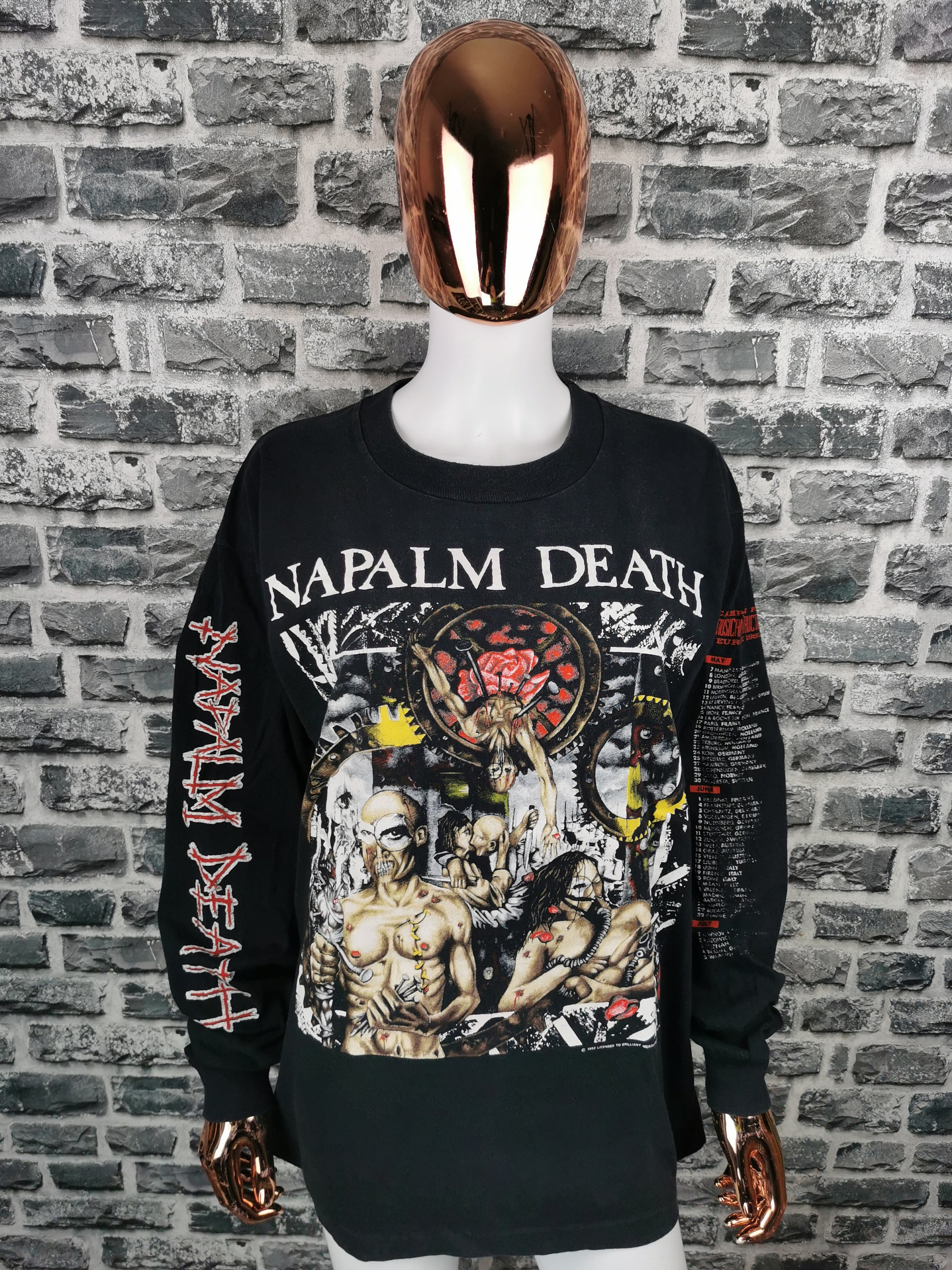 napalm death exit-13 pushead 新製品情報も満載 50.0%OFF www