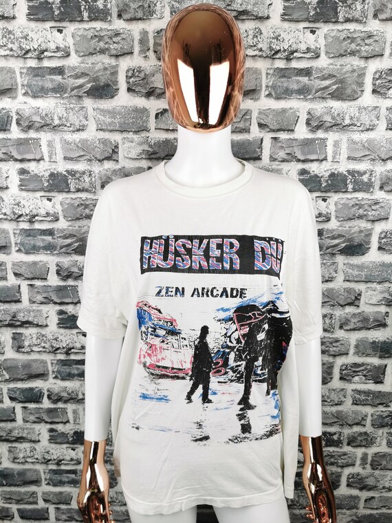 HÜSKER DÜ 80s Vintage T-Shirt Zen Arcade / Husker