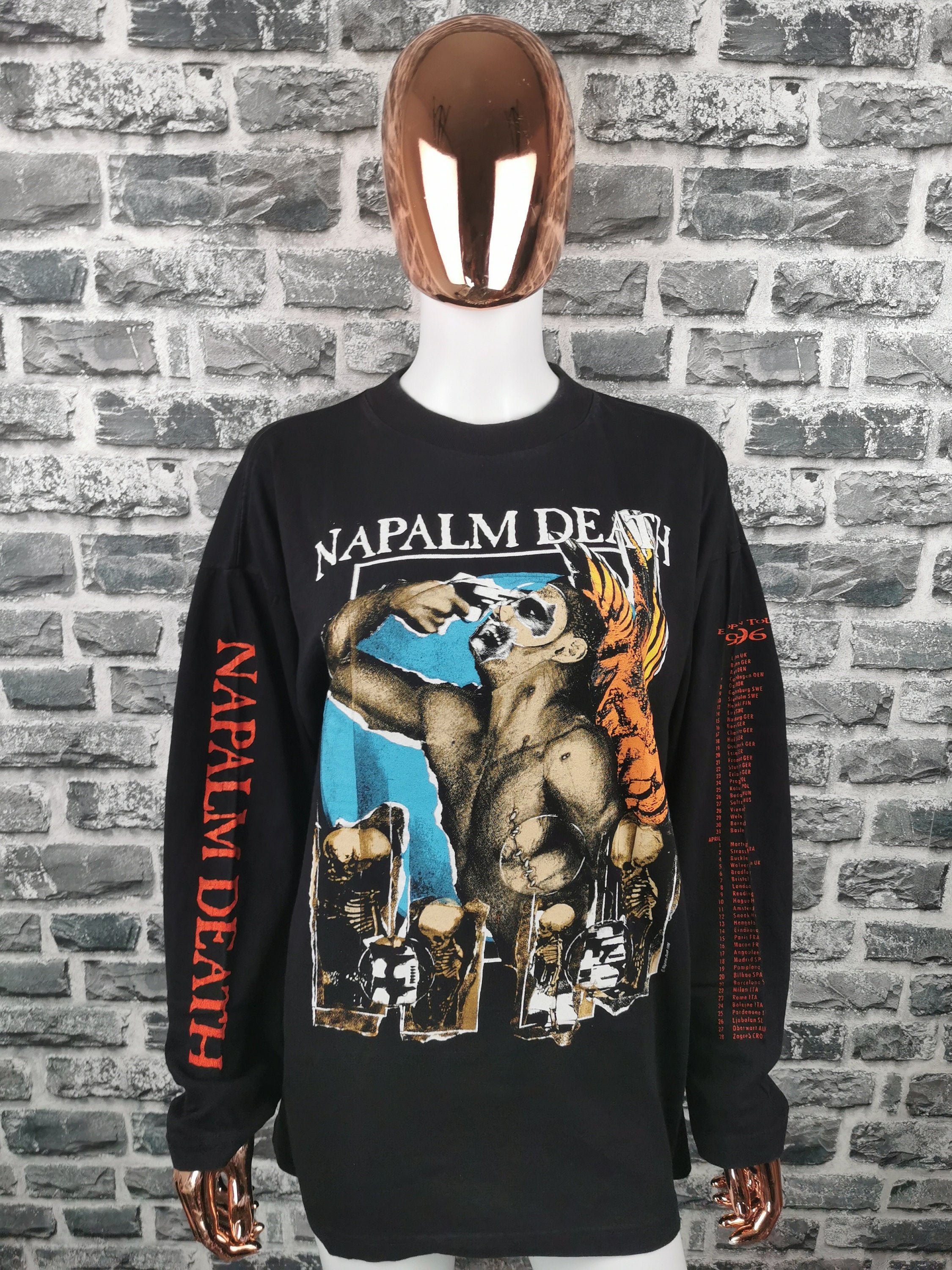 ビンテージ　Napalm Death バンド　Tシャツ