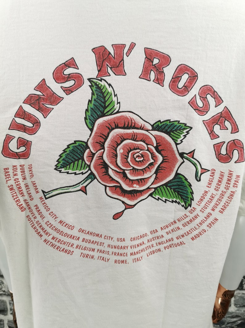 GUNS N ROSES 1989 Vintage TShirt One In A Million Tee Axl Etsy Nederland GUNS N ROSES 1989 Vintage TShirt One In A Million Tee Axl Etsy Nederland
