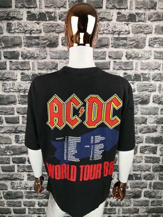 ACDC 1988 Vintage T-shirt Heat Seeker 