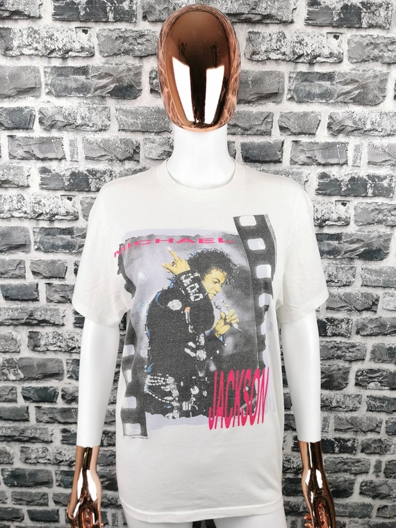 MICHAEL JACKSON 1988 BAD Tour T-shirt King of Pop