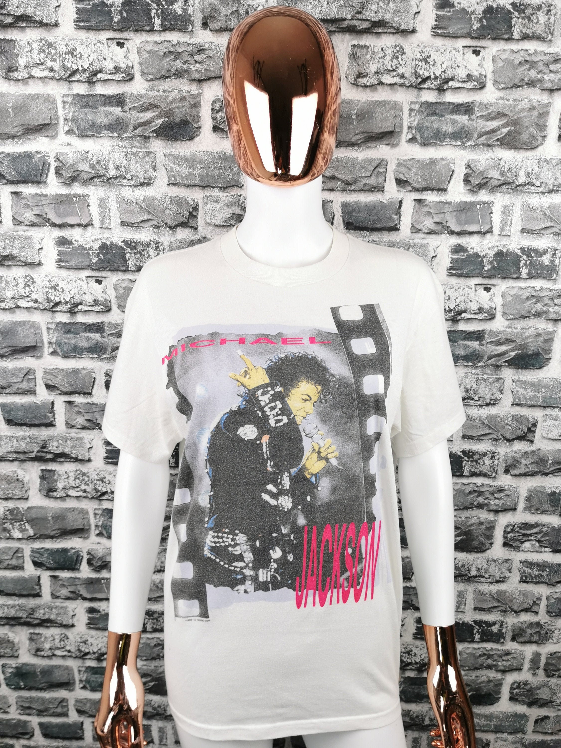 michael jackson 1988 bad tour t shirt