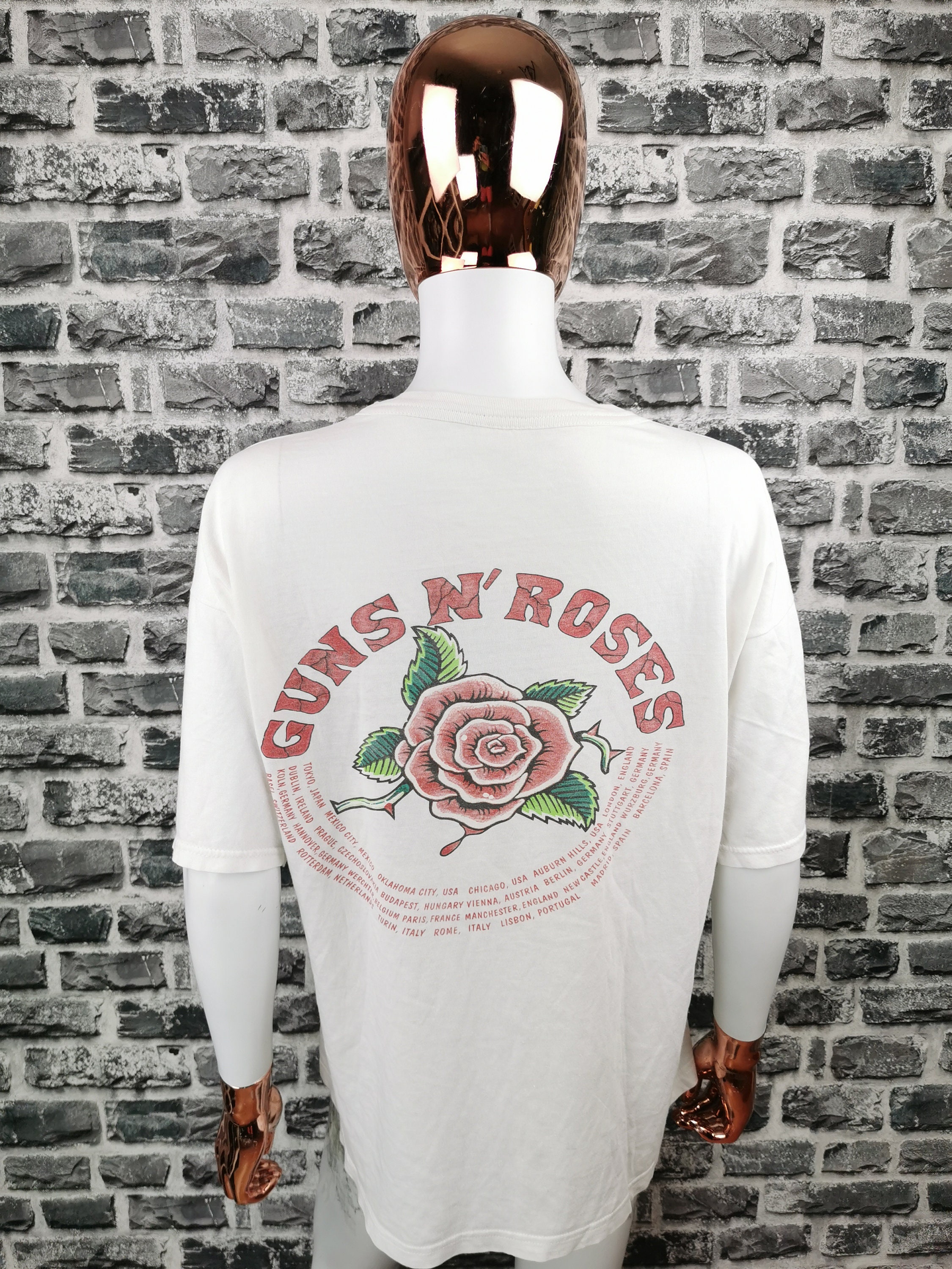 Kleding Herenkleding Overhemden & T-shirts T-shirts GUNS N ROSES 1989 Vintage T-Shirt Een In Een Miljoen GNR Shirt 