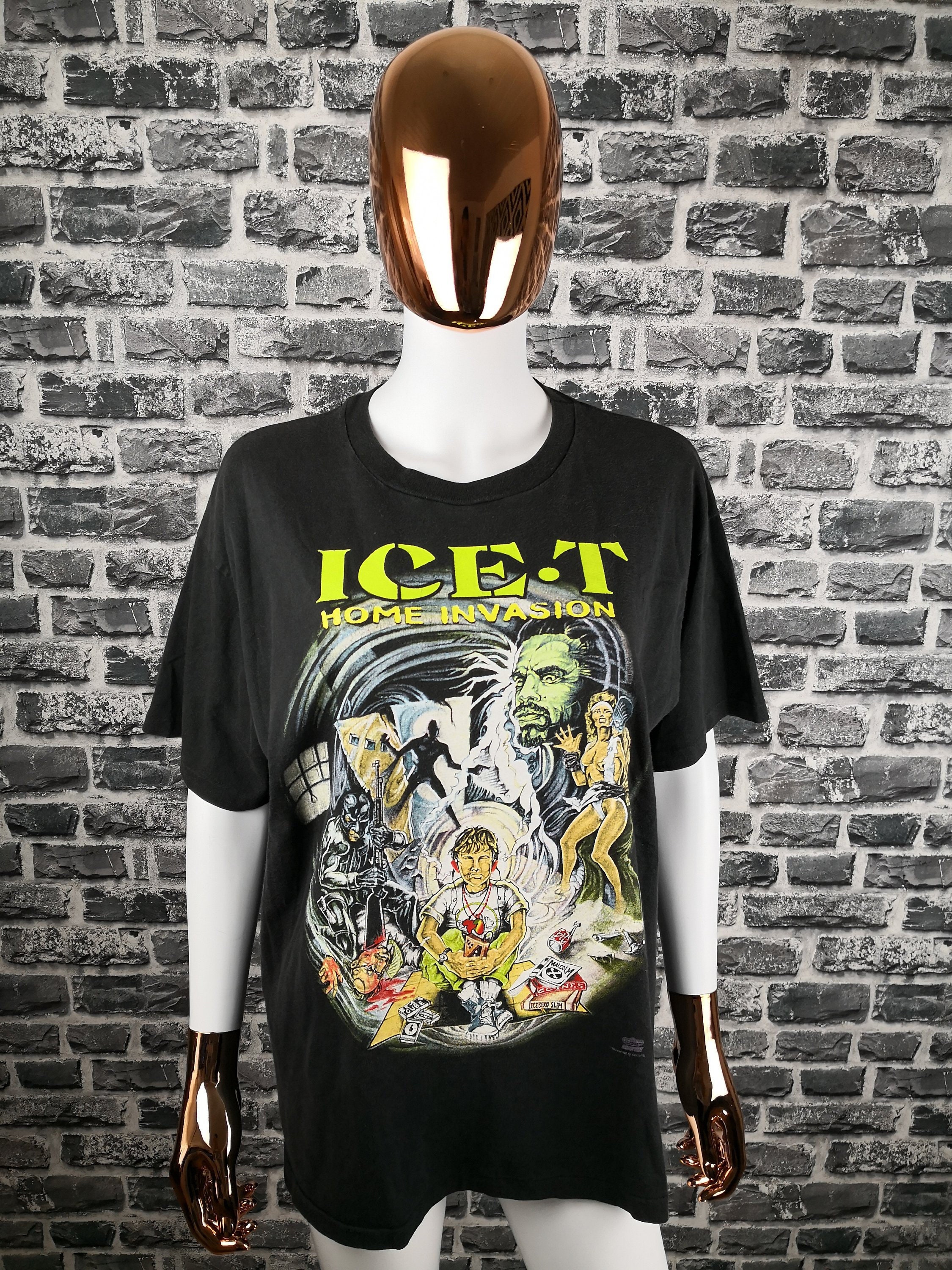ICE-T 1993 Vintage T-Shirt Home Invasion Rhyme Syndicate - Etsy 日本