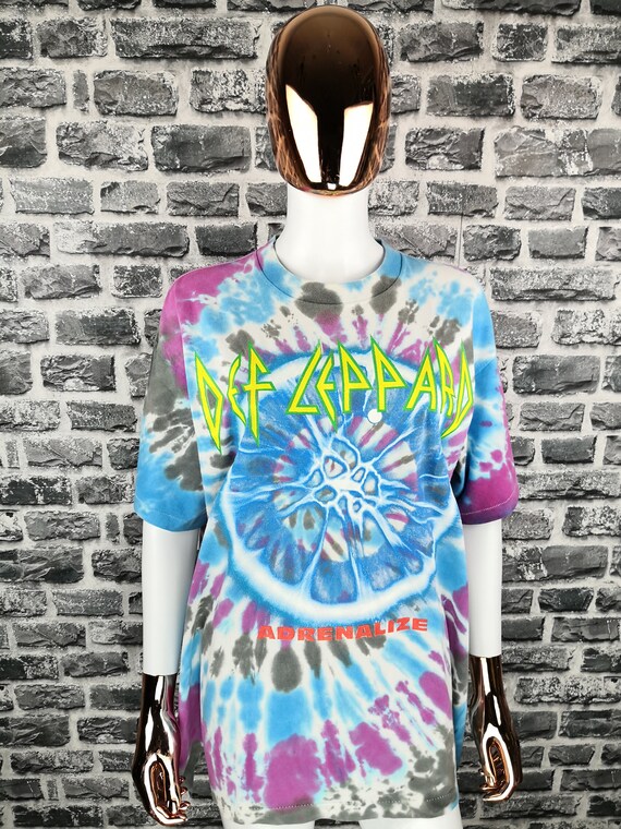 DEF LEPPARD 1992 Vintage T-shirt Adrenalize RARE Tee - Etsy