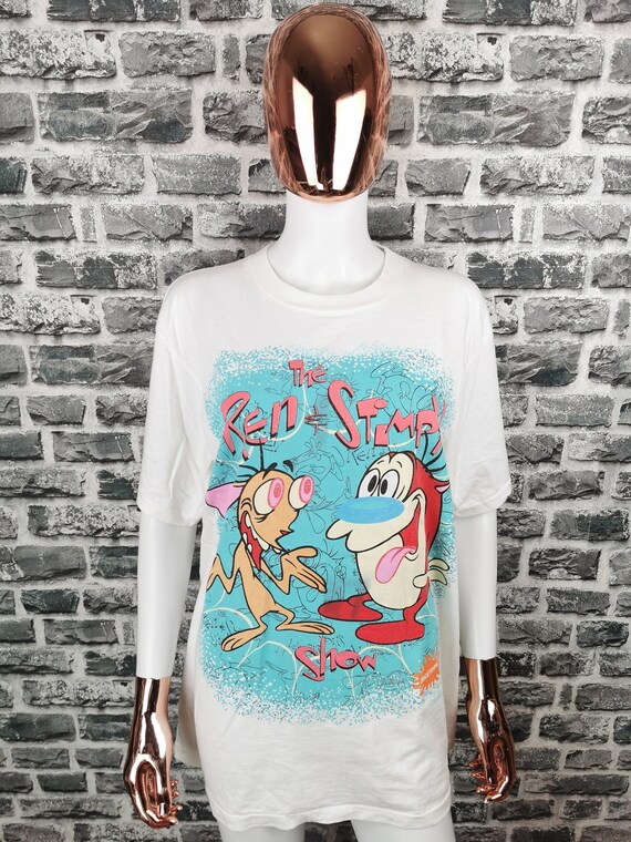 THE REN & STIMPY 1991 Vintage T-shirt Nickelodeon Comic - Etsy Canada