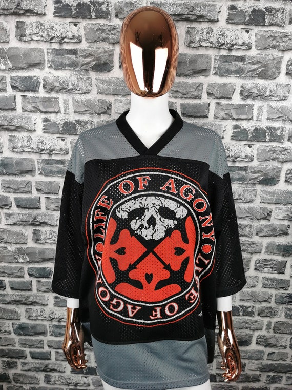 LIFE OF AGONY 1995 Vintage T-Shirt Hockey Jersey T