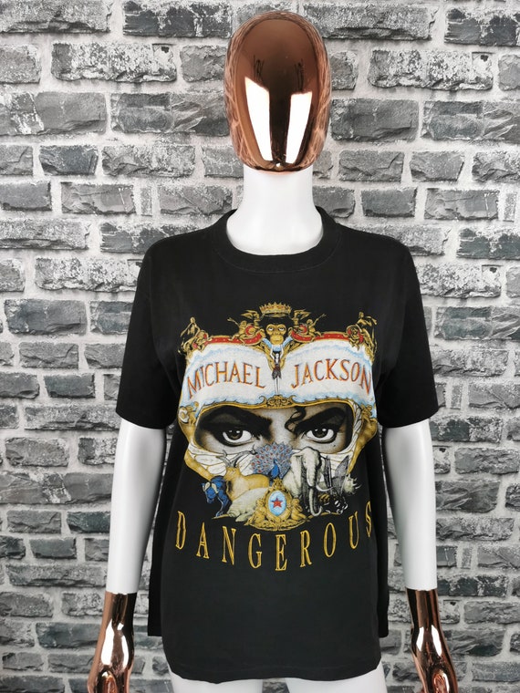 Vintage Michael Jackson t-shirt 1992 Dangerous concert tour shirt, 1990s authentic merchandise, Thriller, 90s pop rock size size XL