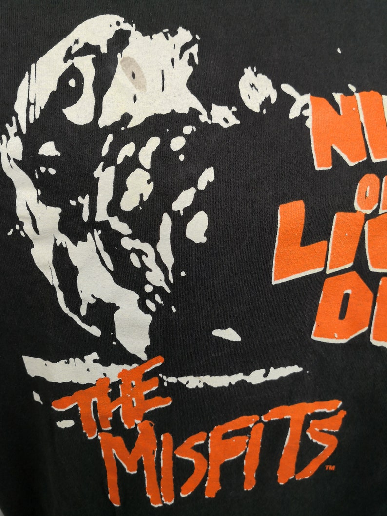 MISFITS & NIGHT of the Living DEAD 1998 Vintage T-shirt Where | Etsy