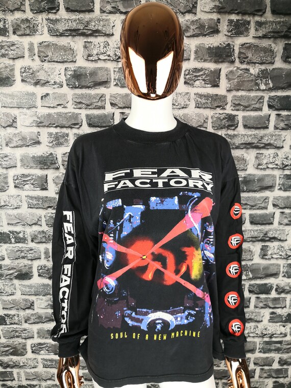 Fear Factory 1992 Vintage Longsleeve Shirt Soul Of A New Etsy