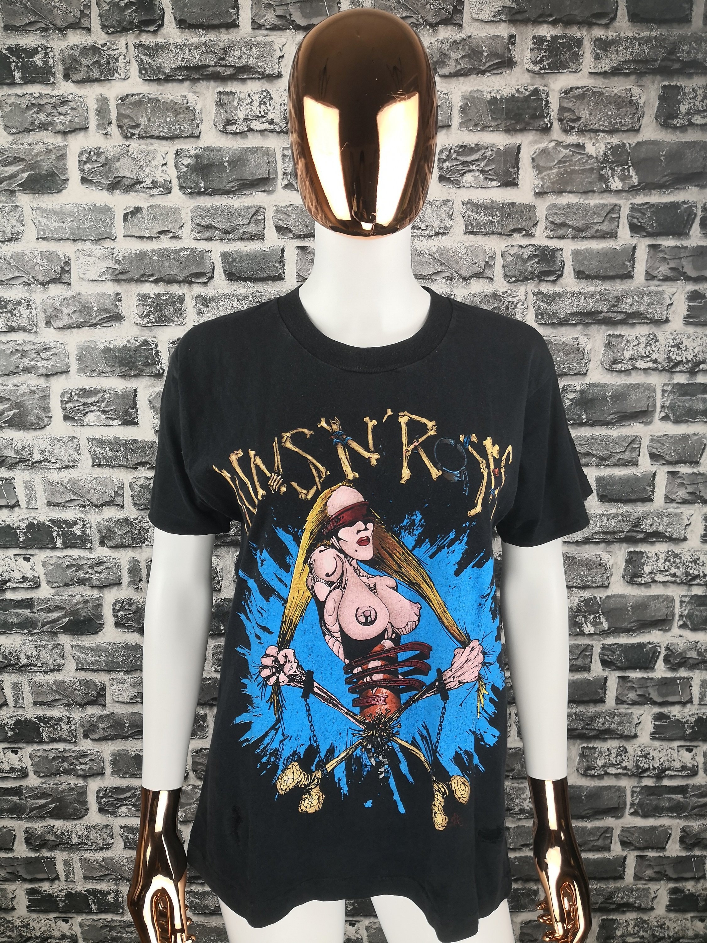 GUNS N ROSES Vintage Pretty Tied up 1992 T-shirt European Tour - Etsy