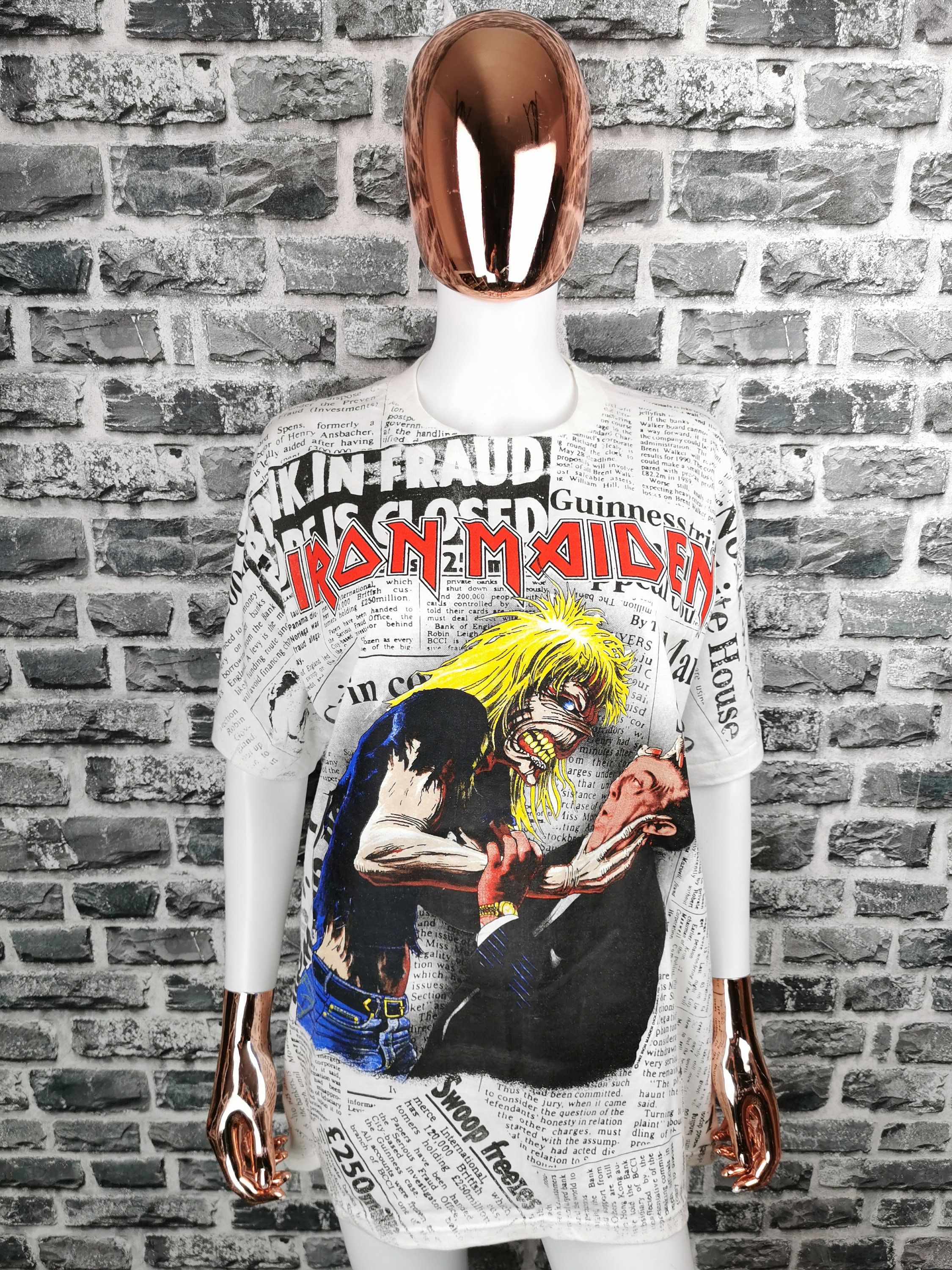 Iron maiden vintage t shirt Clearance