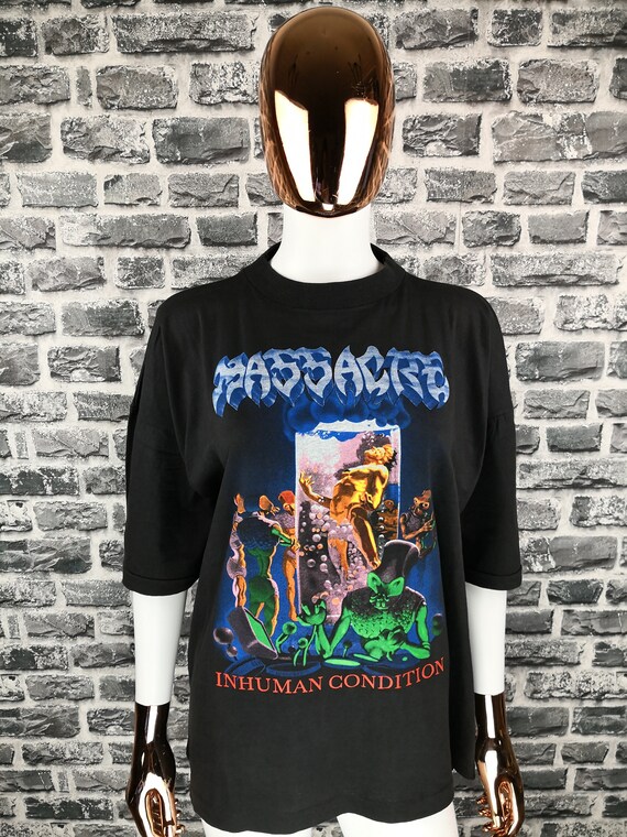 MASSACRE 1992 Vintage T-shirt Inhuman Condition RARE Death | Etsy