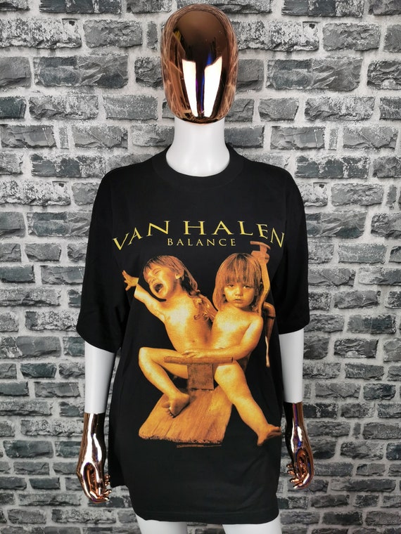 VAN HALEN 1995 Vintage T-shirt Balance / European Tour Tee - Etsy
