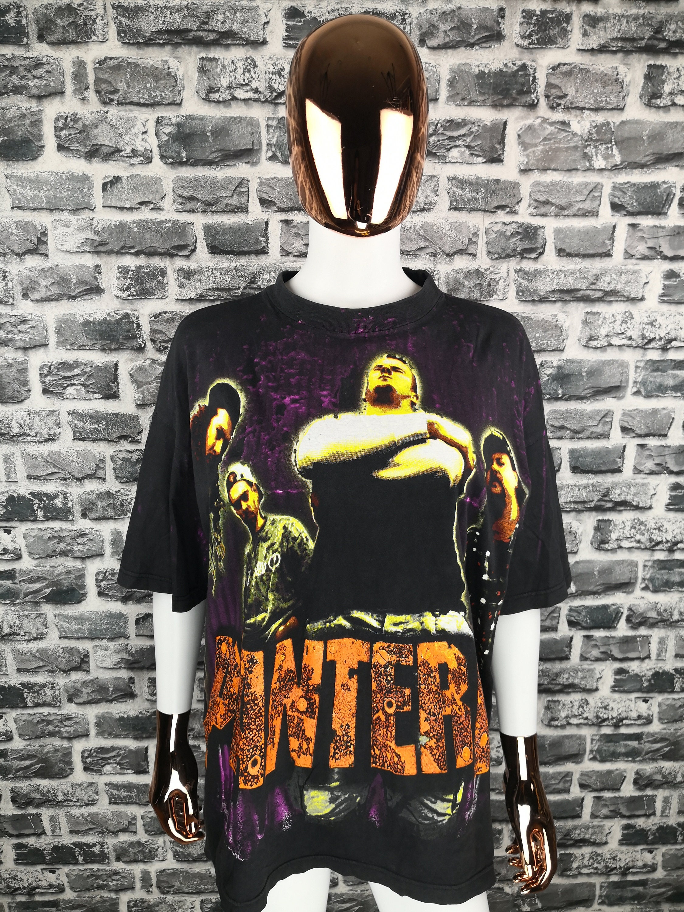 PANTERA 1994 Vintage T-shirt All Over Print RARE Tee - Etsy