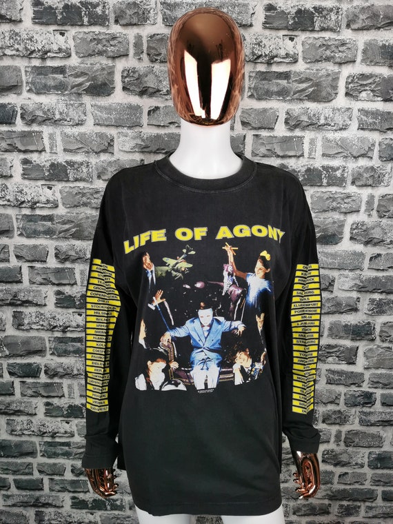 LIFE OF AGONY 1995 Vintage Longsleeve Shirt Lost a
