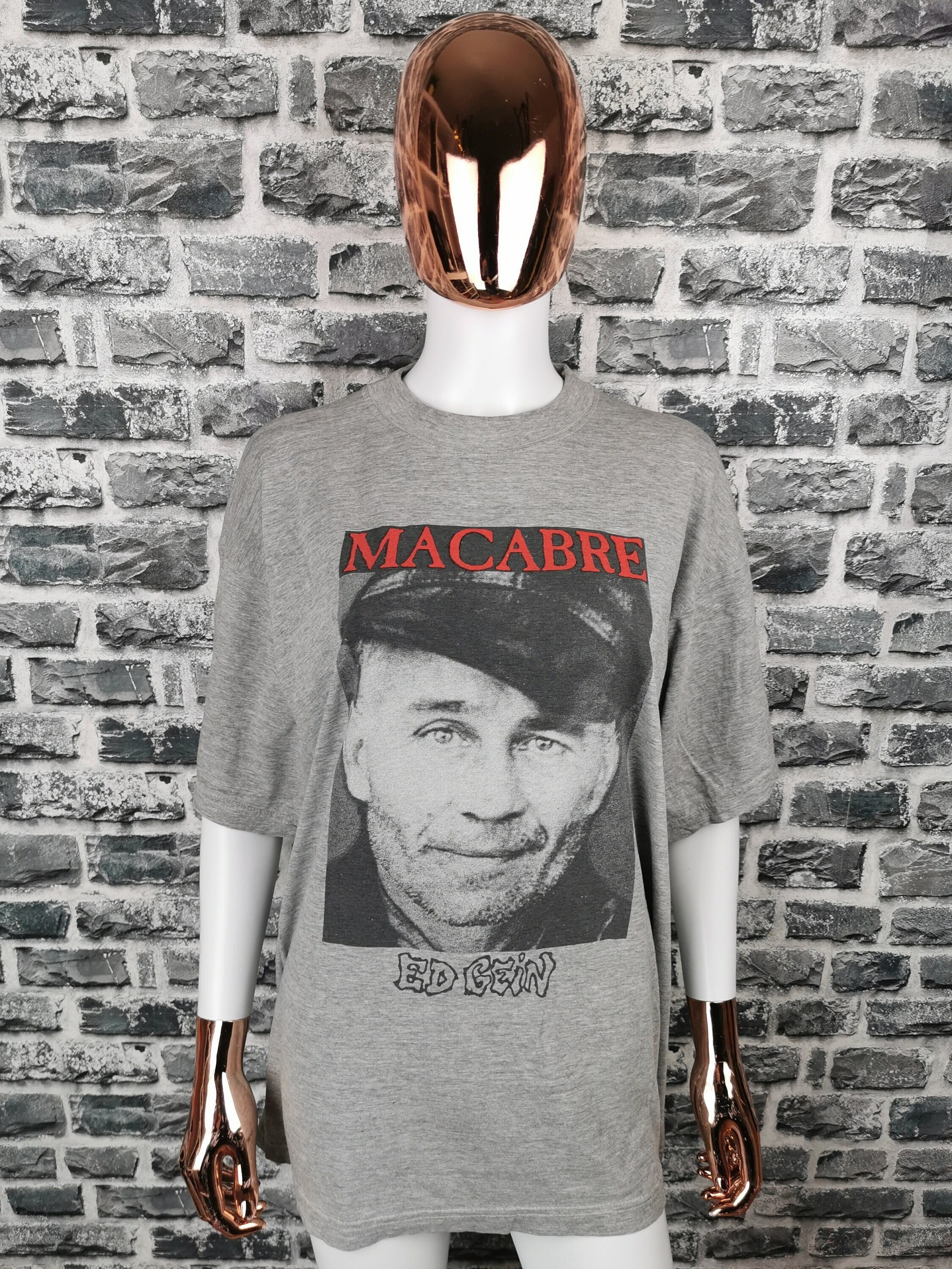 MACABRE 1993 Vintage T-shirt Ed Gein Eat at Eds EXTREMELY Rare