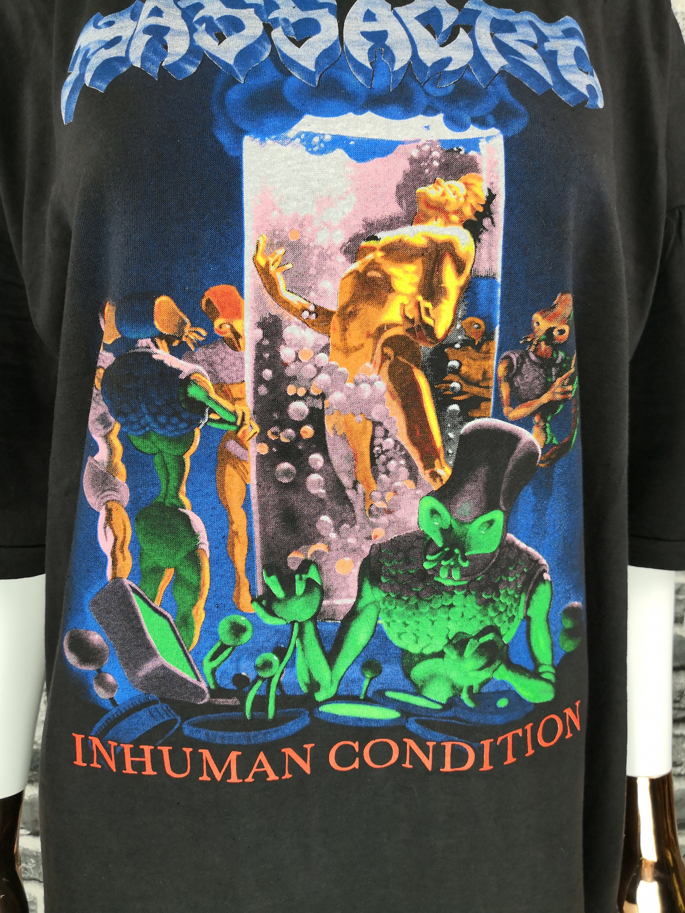 MASSACRE 1992 Vintage T-shirt Inhuman Condition RARE Death - Etsy