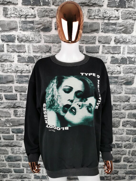 TYPE O NEGATIVE 1993 Vintage Sweatshirt Bloody Kis