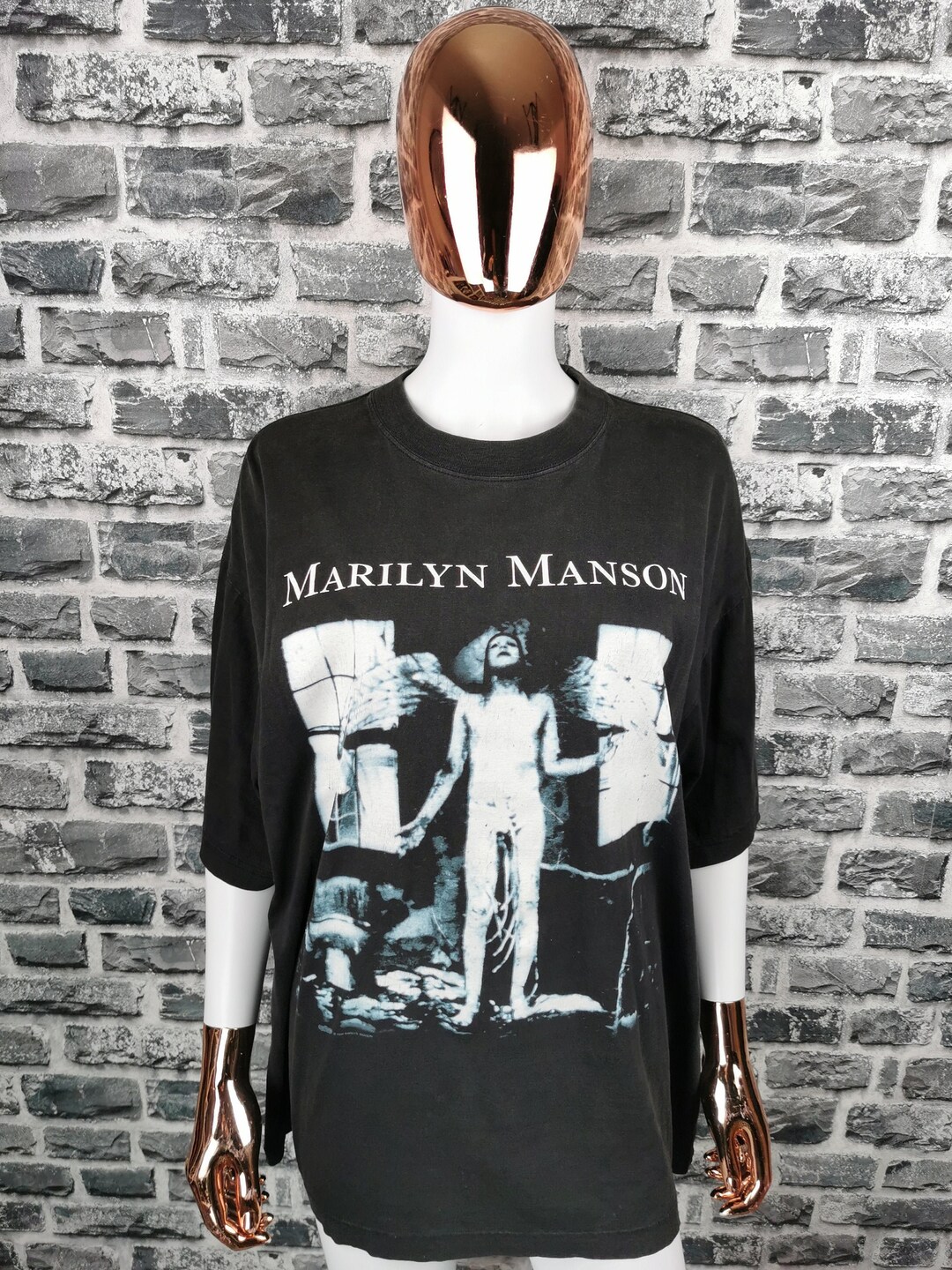 MARILYN MANSON 1996 Vintage T-shirt All Fucked up / Very RARE - Etsy