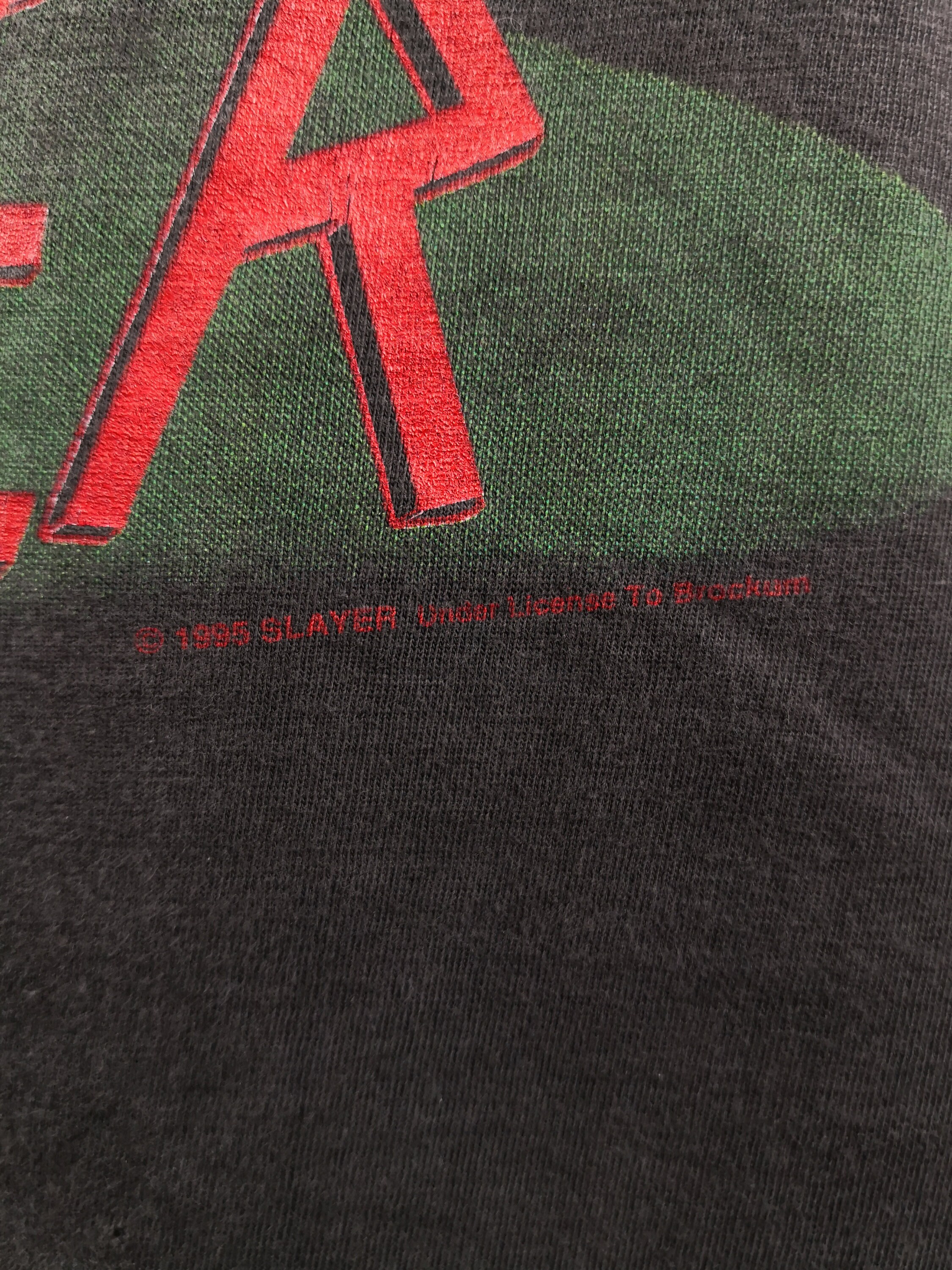 SLAYER 1995 Vintage T-shirt Root of All Evil / Mandatory | Etsy