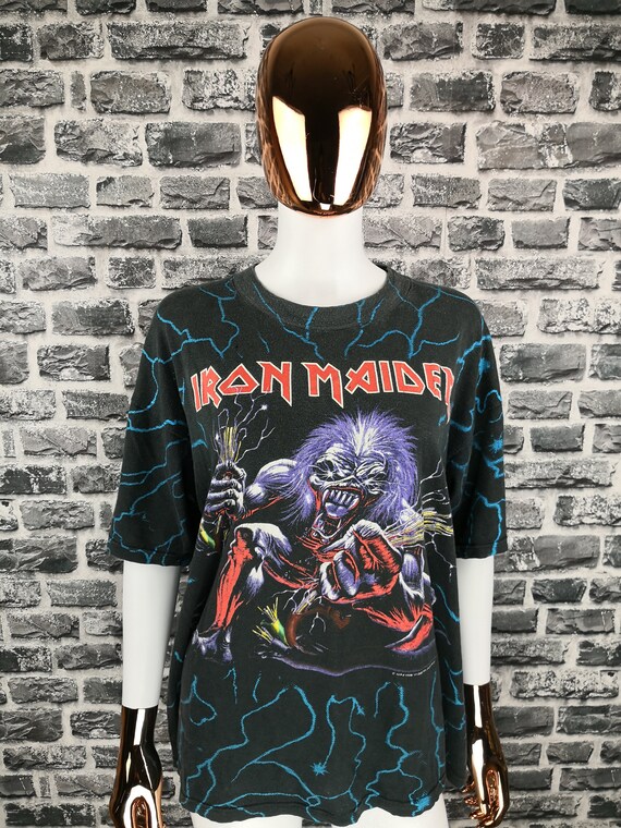 Iron maiden all over shirt Clearance