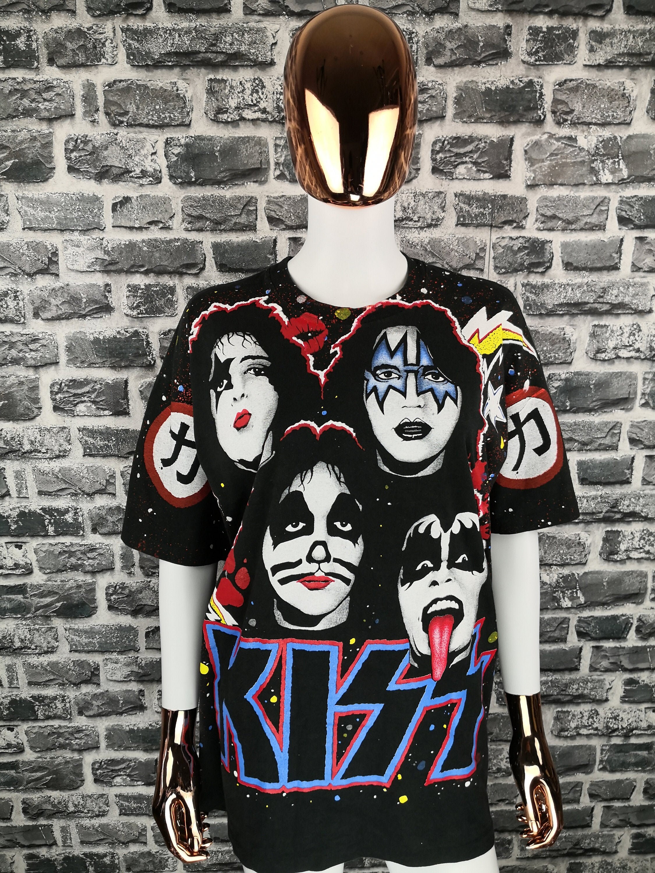 KISS 1992 Vintage T-shirt All Over Print Shirt MEGA RARE / - Etsy