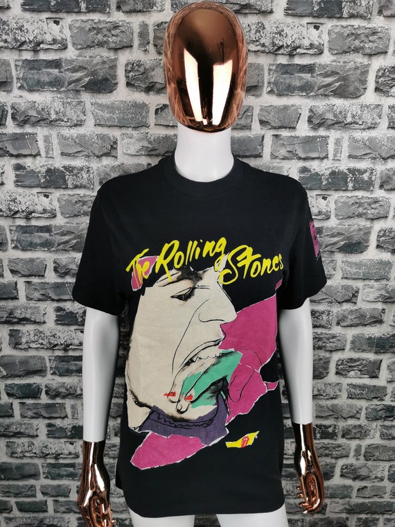 ROLLING STONES 1989 Vintage T-shirt North American Tour - Etsy Canada