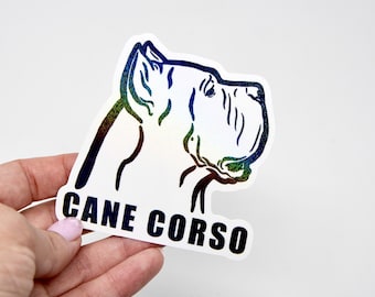 Vinyl Cane Corso Mastiff Sticker Decal
