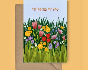 Flower Card, Greeting Cards, Wildflowers