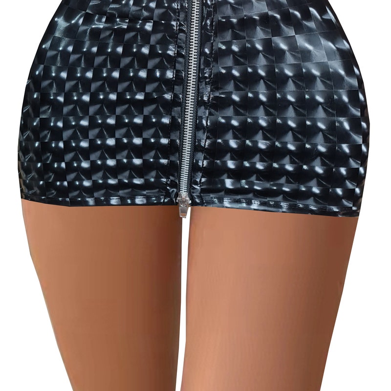 Custom Inked Character Skirt Tall Waistband - Hologram main image 0
