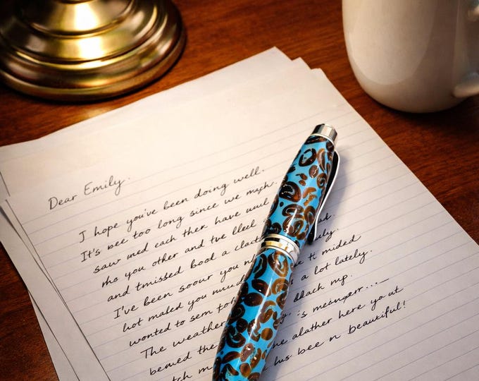 Real Coffee Bean Cigar Pen – Unique Gift for Coffee Lovers & Connoisseurs