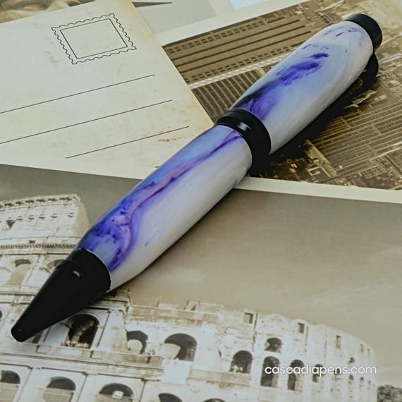 Faux Abalone Cigar Twist Pen