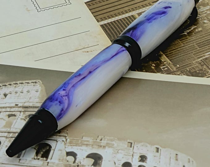 Faux Abalone Cigar Twist Pen
