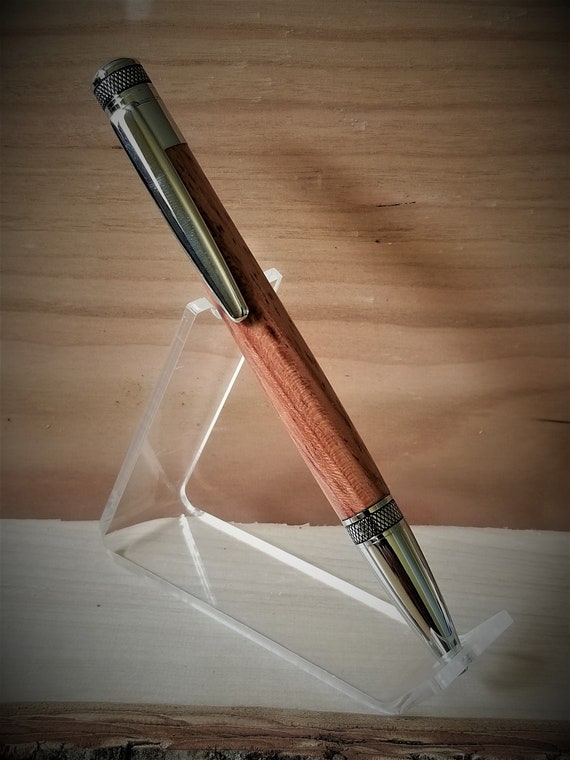 Cortona Twist Pen made with Bubinga wood.
