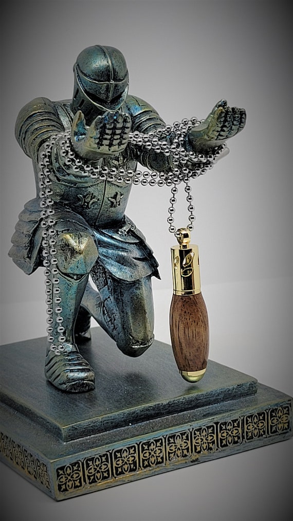 Aromatherapy Necklace in 24kt Gold made with Hawaiian KOA