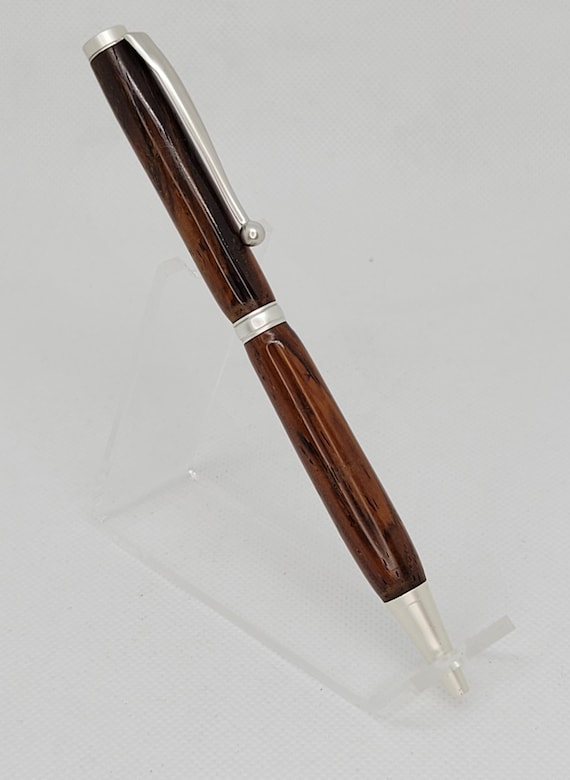 Cocobolo Satin Pearl Slimline twist pen