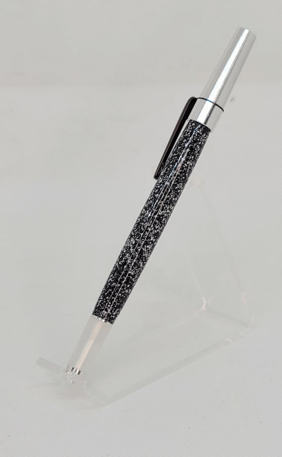 The Icon Pen | Unique Corian Stone Body | Slim Refillable Luxury Pen